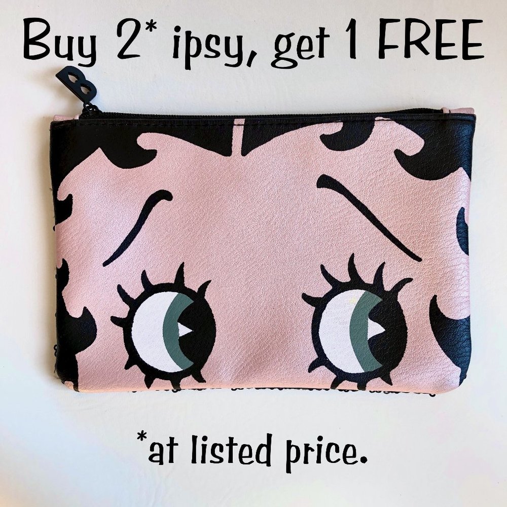 ipsy Betty Boop sequin pouch NWOT